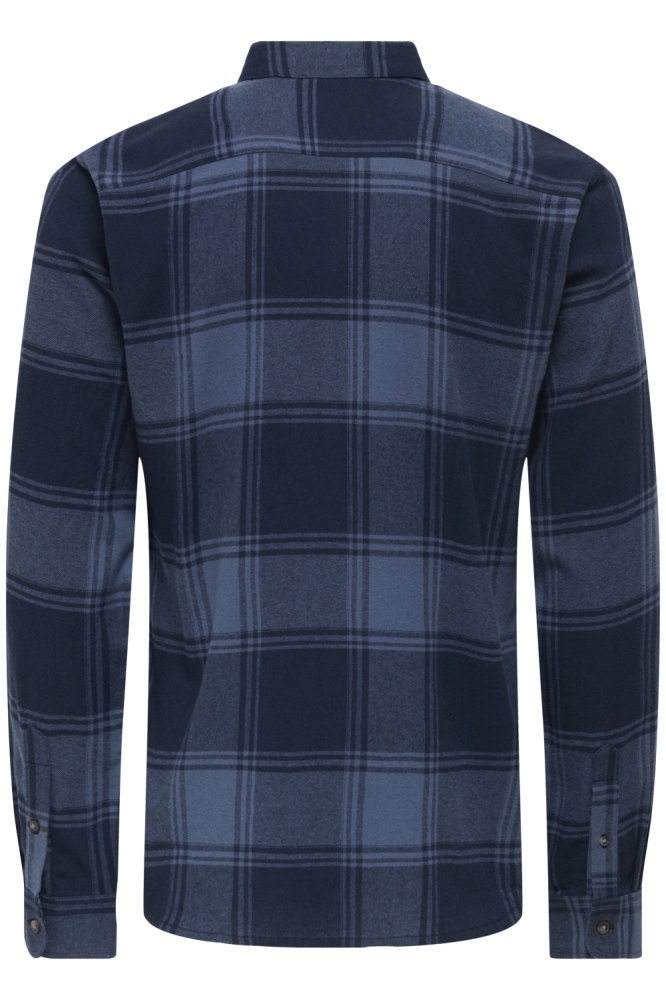 ONSGUDMUND LS CHECKED SHIRT NOOS 22007112 NAVY BLAZER/VINTAGE INDIGO